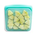 Stasher Premium Reusable Silicone Food Storage Bag, Sandwich, Aqua, 28 oz