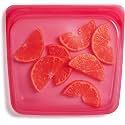 Stasher Premium Reusable Silicone Sandwich Bag, Raspberry, 28 oz