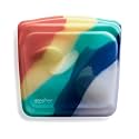 Stasher Premium Reusable Silicone Sandwich Bag, Rainbow Splash, 28 oz