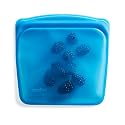 Stasher Premium Reusable Silicone Sandwich Bag, Blueberry, 28 oz
