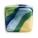 Stasher Premium Reusable Silicone Sandwich Bag, Blue Current, 28 oz
