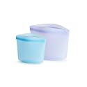 Stasher Premium Silicone Reusable Food Storage Bags, 2-Pack, Multi, Multi-Use Food Storage Bags, Lunch Bag, Travel Containers, BPA Free, Leak-free, Dishwasher-Safe, Eco-friendly