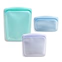 Stasher Premium Reusable Silicone Bags and Lunch Bag, 3-Pack, Multicolor
