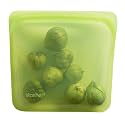 Stasher Silicone Reusable Storage Bag, Sandwich Bag, Reusable Freezer Bags, Microwave, Dishwasher, Oven Safe, Sous Vide, Premium Lunch Container, Eco Friendly, Leak-free Food Storage Bags, 28 oz, Lime