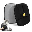 Static-Effect Pet Hair Mitts – Electrostatic Gloves to Remove Dog & Cat Fur from Couch, Car, Bed, Carpet & Clothes | Reusable Lint Remover for Furniture