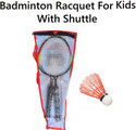 STATIC (Pack of 2) - Badminton Racquet for Kids + 1 Shuttlecock + Carry Bag Kids Game Badminton Kit