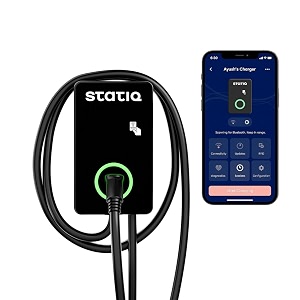 statiq 11kw smart nectar home ev charger with 5m cable  app  rfid  auto cut-off load balancing  arai certified ip66 rated  2-year warranty
