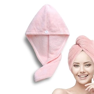 status contract hair towelstandard size microfiber quick dry towelsuper absorbent amp softluxury spa towels with hooklightweight travel towel -pack of 2 pink 200 tc