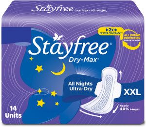 STAYFREE Dry-Max All Nights All round protection