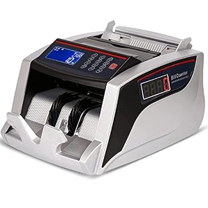 steadfast libor 77 -heavy duty dual motor banking grade 3 displays currency counting machine fully automatic with add batch functions uvmg fake note detection large led display with side led display