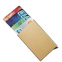 Stealodeal Gold Automatic Pop-Up RFID Protection ATM/Credit/Debit Men/Women Card Holder
