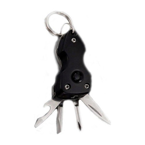 stealodeal multipurpose - swiss knife  bottle openertorch screwdriver key chain