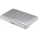 Stealodeal Silver Metal Water-Resistant Stainless Steel Debit/Credit Business ATM 6 (Unisex) Card Holder (Set of 1, Silver)