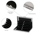 Stealodeal Silver Metal Water-Resistant Stainless Steel Debit/Credit Business ATM 6 (Unisex) Card Holder (Set of 1, Silver)