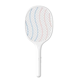 stealodeal yage by rozzby mosquito swatter racket with 500 mah lithium battery - 30 days stand by with one charge