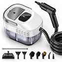 Steam Cleaner, 1600W Steam Cleaner for Home, 1.69QT Tank, 3 Steam Levels (Peal-White)