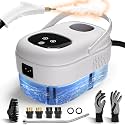 Steam Cleaner, 2500W Pressurized Steamer for Cleaning, Multi-Purpose Steamer for Home, Handheld Steam Cleaner, 15s Fast Heating Car Steamer, Portable Steam Cleaner for Kitchen, Bathroom, Tile (White)