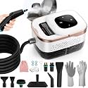 Steam Cleaner, 6 Steam Levels, 42oz Tank & 11 Pieces Accessories, 1500W High-Temperature Steam Cleaner for Home, Handheld Steamer for cleaning Grout,Tile,Kitchen,Bathroom,Car