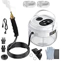 Steam Cleaner for Home, Steamer for Cleaning, 6-Level, 10s Heat-Up & 1.5L Tank, Handheld Steam Cleaner for Car Detailing, Home, Tile, Grout, Furniture