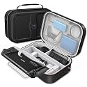 Steam Deck Case 2025 Upgrade, Carrying Case for Console & Accessories, Built-in AC Adapter Charger Storage, Large Capacity