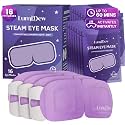 Steam Eye Mask, Self Heating Heated Eye Mask for Sleep, Warm Compress for Eyes, Moist Heat for Dry Eye Relief, Stye Eye Treatment, Spa, Travel Essentials, Unscented 16 Pack