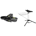 Steamfast SF-623 Mid-Size Steam Press with Multiple Fabric Settings and Steam Burst Function & A600-027 Steam Press Stand,Black