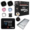Generator with Quick Start Continuous Steam Technology, Wi-Fi, Bluetooth and Autodrain | 9kW Steam Generator with Oil Rubbed Bronze Steam Head with Aromatherapy Reservoir | FG-RVB900ORB-A
