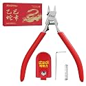 stedi Ultimate Model Nippers 5-Inch,Ultra-thin Single-edge with Protective Case, Sprue Cutter for Gundam Repairing Plastic Model and Fixing, for Gunpla Model, Red