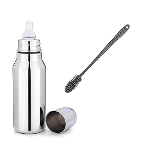 Steel 304 Grade Feeding Bottle with Soft