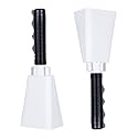 Steel Cow Bells for Sporting Events: 8 Inch Large Cowbells Noise Makers