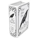Steel Mill & Co. Ceramic Book-Shaped Vase, The Raven (White)