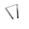 Steel Nunchaku for Beginners – Soft Safety Martial Arts Training Nunchucks with Steel Chain & Anti-Slip Grip