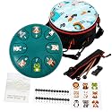 Steel Tongue Drum 6 Inch 8 Note: with Colorful Bag and DIY Cartoon Stickers