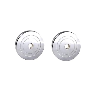 steel weight plate set chrome plated 4kg pack of 8 total weight 32 kgweight plates for curls straight bar spare weight plates iron plate for weightlifting strength training 4x8