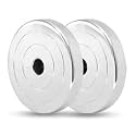 Steel Weight Plate Set Chrome Plated (1.5Kg Pack of 4) (Total Weight 6 KG),Weight Plates For Curls, Straight Bar, Spare Weight Plates, Iron Plate For Weightlifting Strength Training(1.5x4)