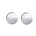 Steel Weight Plate Set Chrome Plated (4Kg Pack of 8) (Total Weight 32 KG),Weight Plates For Curls, Straight Bar, Spare Weight Plates, Iron Plate For Weightlifting Strength Training (4x8)