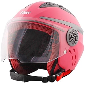 steelbird fairy specially designed isi certified helmet for girls  womens