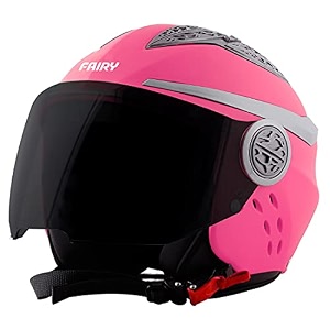 steelbird fairy specially designed isi certified helmet for girls  womens