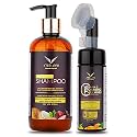 Steelbird Onion Hair care & Skin Care Combo (Onion Hair Shampoo 300ml + Vitamin-C Foaming Face Wash 150ml) | No Parabins, Sulphate, Silicons | Dermatologically Tested Products