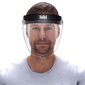 steelbird polycarbonate reuseable ys-20 helmet visor static face shield  1 sb face mask without valve pack of 2 for unisex