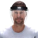 Steelbird Polycarbonate Reuseable YS-20 Helmet Visor Static Face Shield + 1 SB Face Mask (Without Valve, Pack of 2) for Unisex
