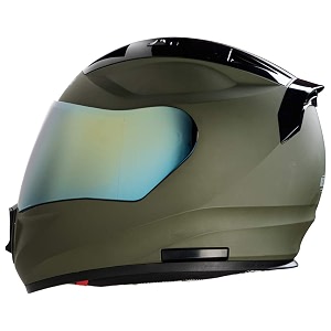 steelbird sa-1 7wings aeronautics isi certified full face helmet for men and women with chrome visor
