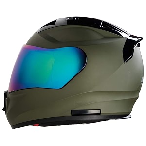 steelbird sa-1 7wings aeronautics isi certified full face helmet for men and women with chrome visor