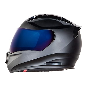 steelbird sa-1 7wings aeronautics isi certified full face helmet for men and women with chrome visor