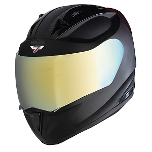 steelbird sa-1 7wings aeronautics isi certified full face helmet for men and women with chrome visor