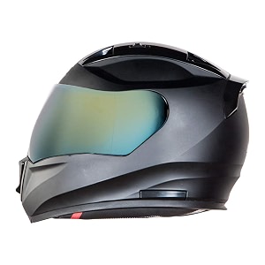 steelbird sa-1 7wings aeronautics isi certified full face helmet for men and women with chrome visor