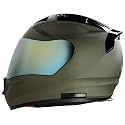 Steelbird SA-1 7Wings Aeronautics ISI Certified Full Face Helmet for Men and Women with Chrome Visor