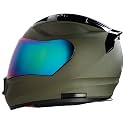Steelbird SA-1 7Wings Aeronautics ISI Certified Full Face Helmet for Men and Women with Chrome Visor
