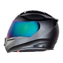 Steelbird SA-1 7Wings Aeronautics ISI Certified Full Face Helmet for Men and Women with Chrome Visor