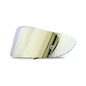 steelbird sa-2 helmet visor compatible for all sa-2 model helmets chrome blue visor